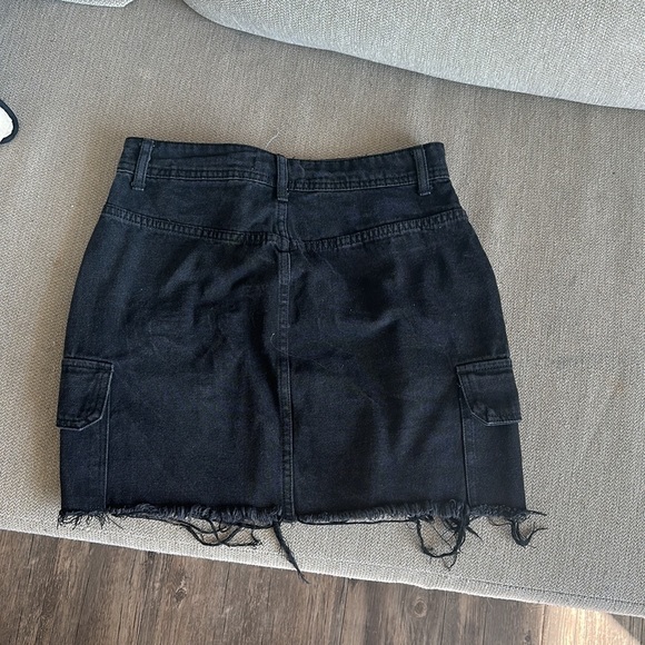 Black denim jean skirt size medium from SWS - Picture 2 of 2
